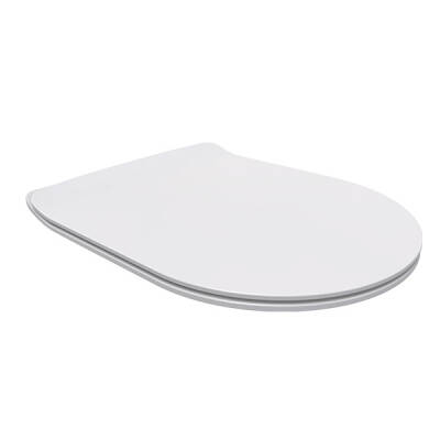 AMARO SLIM UF/DUROPLAST YAVAŞ KAPANIR TAK ÇIKAR KLOZET KAPAĞI BEYAZ - 3