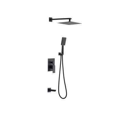 AQUA ANKASTRE BANYO BATARYASI SETİ 3 YÖNLÜ - SİYAH - Newarc