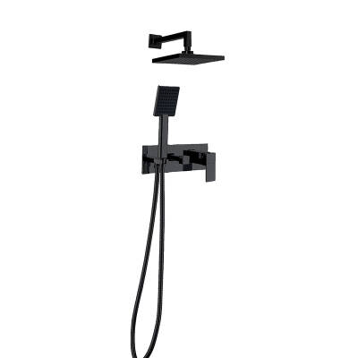 AQUA ANKASTRE BANYO BATARYASI SETİ - SİYAH - Newarc