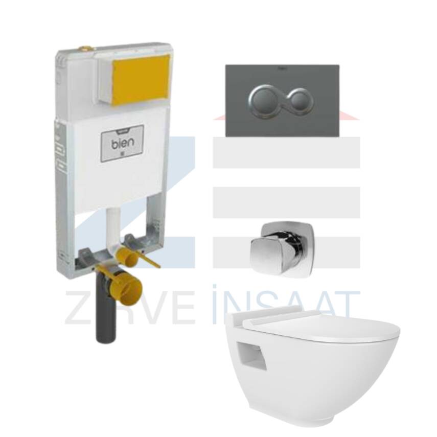 Bien Gömme Rezervuar + Harmony Klozet Seti - 2