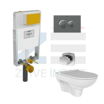 Bien gömme Rezervuar +Leo Asma Klozet Seti - Bien