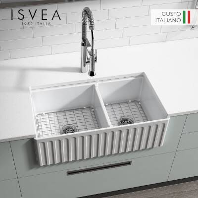 İsvea - Ravenna 84 Cm Seramik Eviye - 2