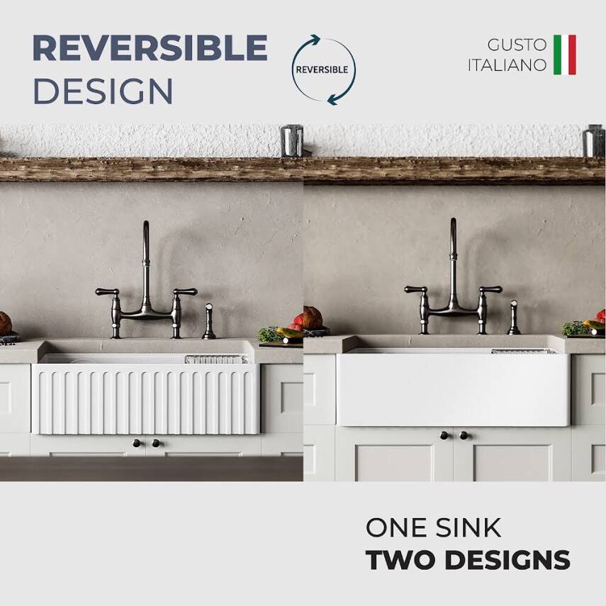 İsvea - Ravenna 84 Cm Seramik Eviye - 3