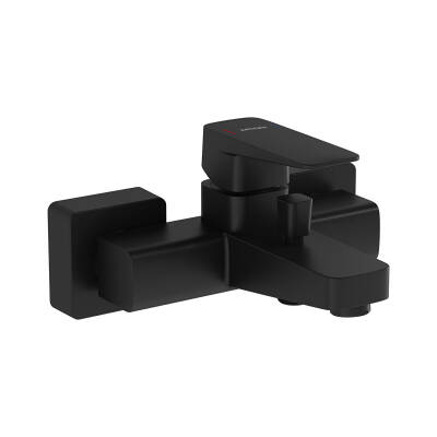 Root Square Banyo Bataryası Mat Siyah - Vitra - Artema