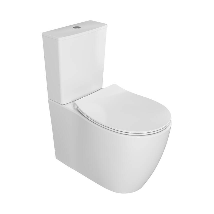 Sentimenti Neo Rimless Duvara Tam Dayalı Klozet Seti (Kapak Dahil) - 1