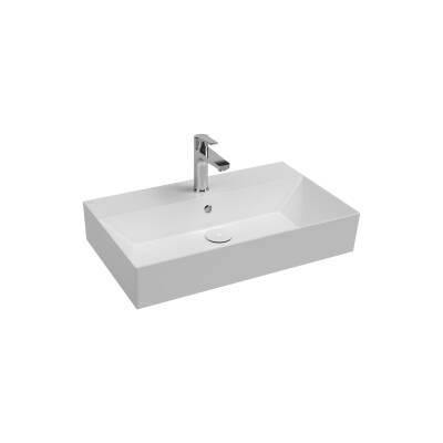 SistemaZ Tezgah Üstü Lavabo 70 cm Beyaz - 1