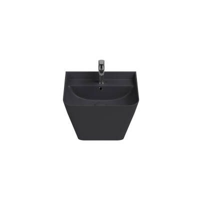 Sott Aqua Monoblok Asma Lavabo 50 cm Antrasit - Isvea