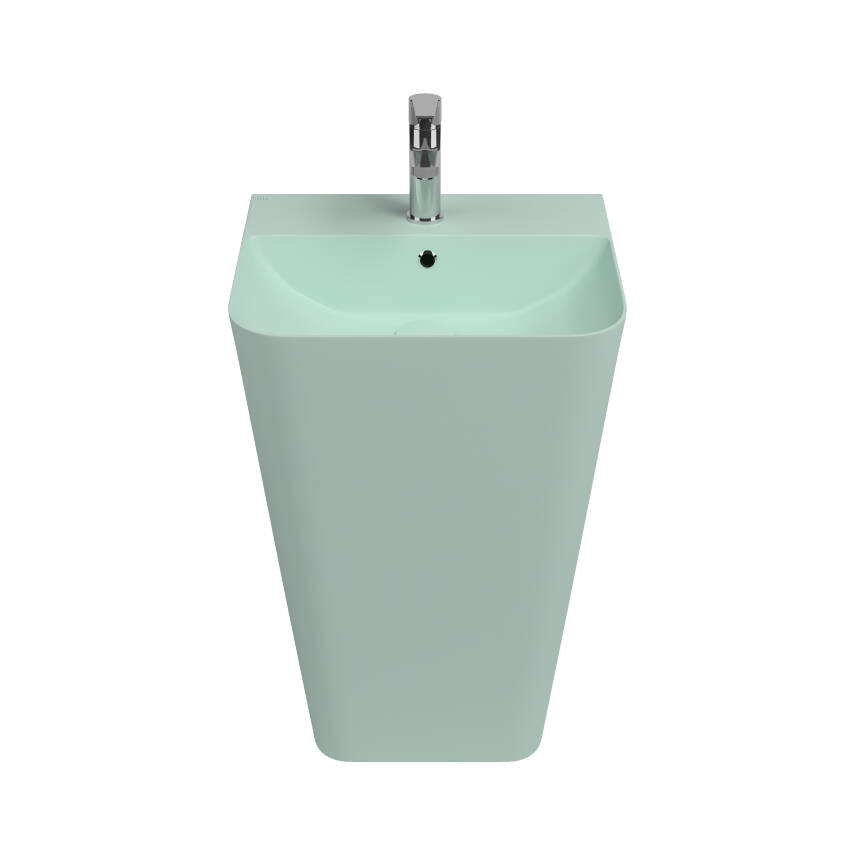 Sott Aqua Monoblok Yerden Lavabo 50 cm Mint - 1
