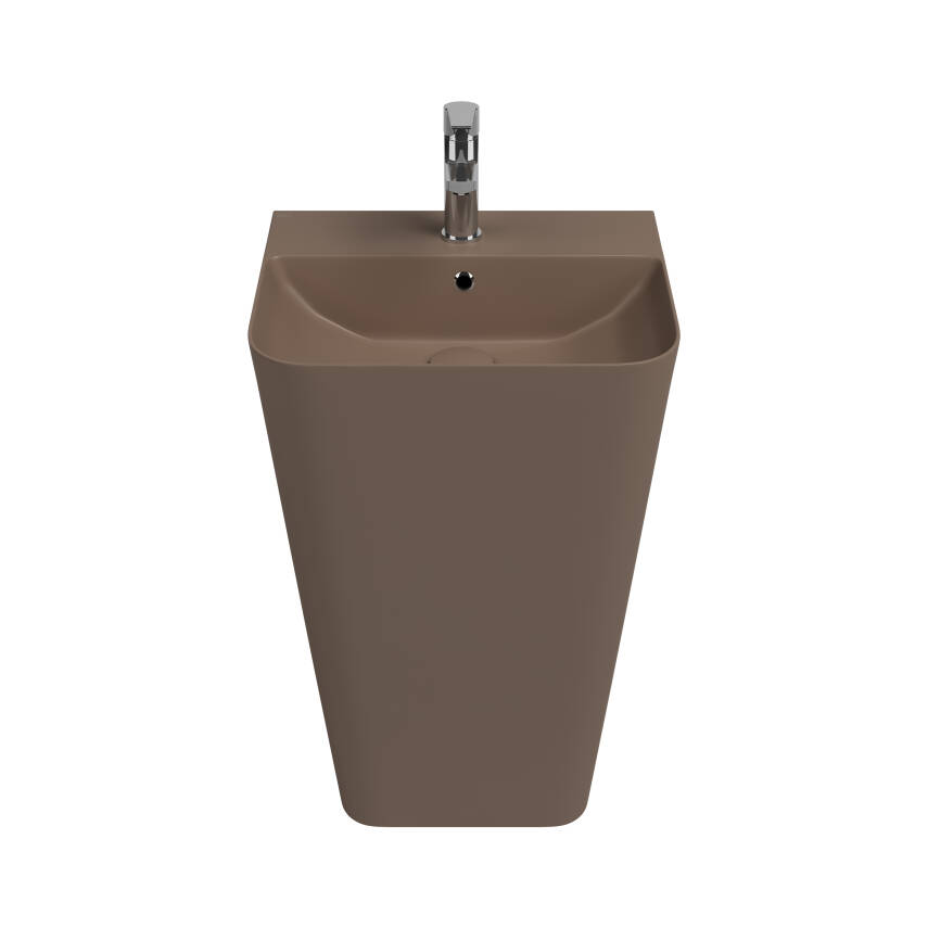 Sott Aqua Monoblok Yerden Lavabo 50 cm Vizon - 1
