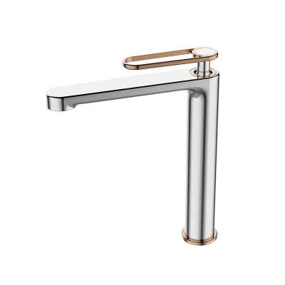 ZETA ÇANAK TİPİ LAVABO BATARYASI - KROM/PARLAK BAKIR - Newarc