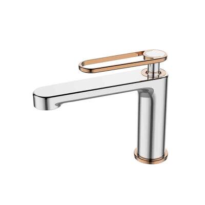 ZETA LAVABO BATARYASI - KROM/PARLAK BAKIR - 2